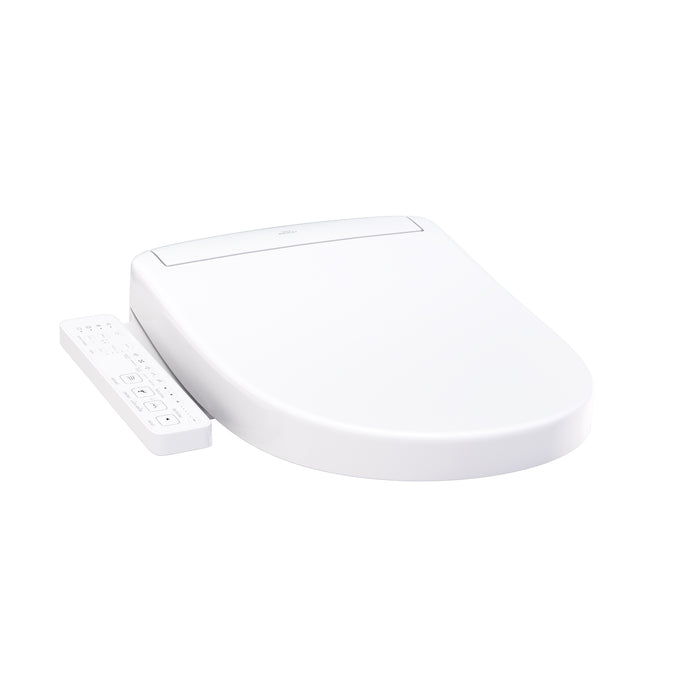 TOTO Washlet S2 Electronic Bidet Toilet Seat with Instantaneous Water Heating, Premist and eWater+ Wand Cleaning, Round, Cotton White - SW3345#01