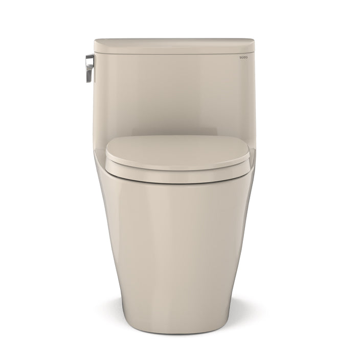 TOTO MS642124CUFG#03 Nexus 1G One-Piece Elongated Universal Height Toilet with SoftClose Seat, Bone