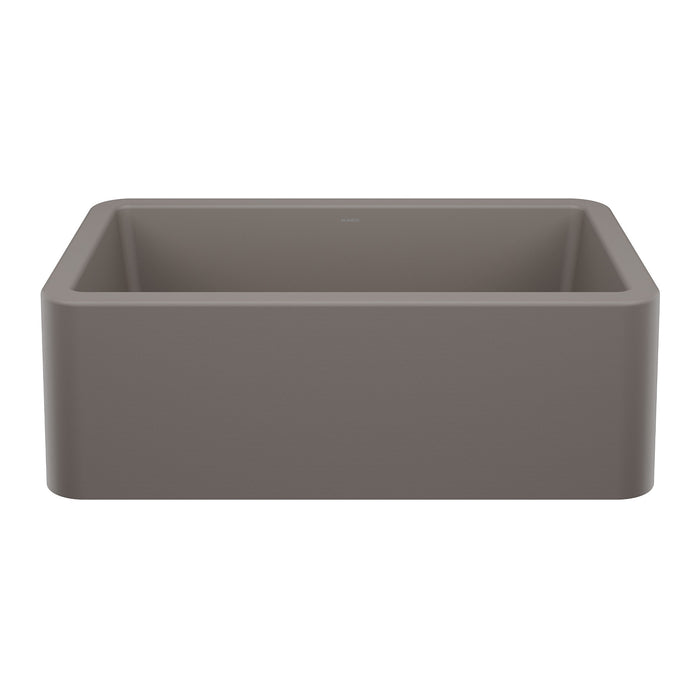 Blanco 443113 Ikon SILGRANIT 30" Single Bowl Apron-Front Farmhouse Sink - Volcano Gray