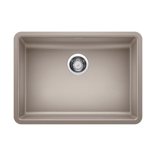 Blanco 442540 Precis SILGRANIT 25" ADA Single Bowl Undermount Kitchen Sink - Truffle