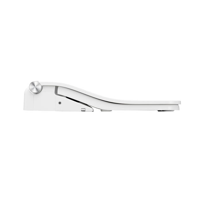 TOTO SW4549AT60#01 SW WASHLET+ Ready Square Electronic Bidet Toilet Seat with Auto Flush in Cotton White