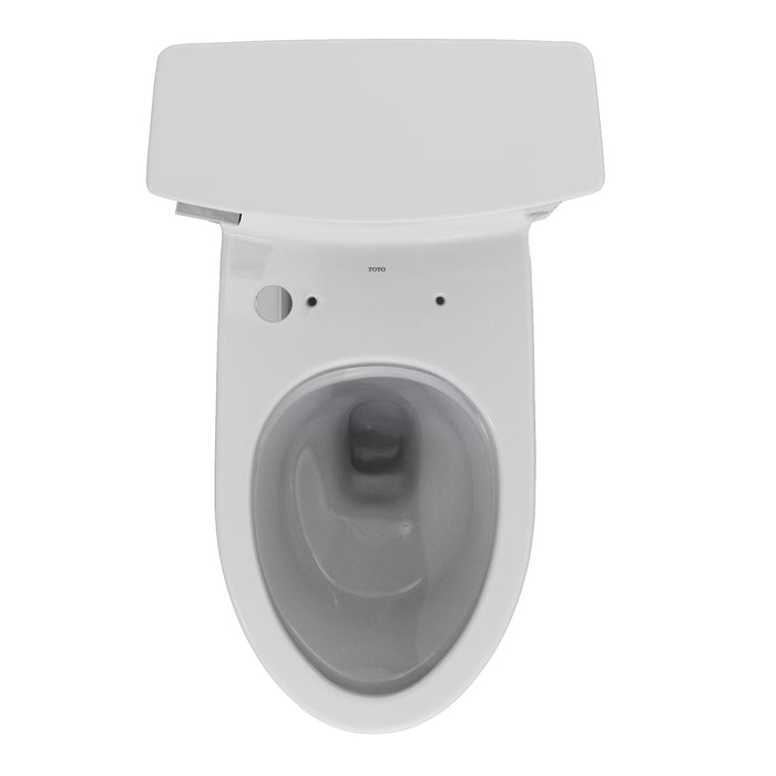 TOTO CST964CEFGAT40#01 Soiree One Piece Elongated 1.28 GPF Universal Height Skirted Toilet