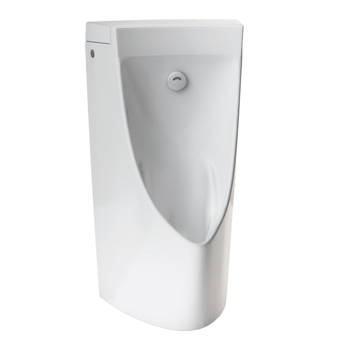 TOTO Wall-Mount ADA Compliant 0.125 GPF Urinal with Integrated Flush Valve, Cotton White - UE906UVG#01