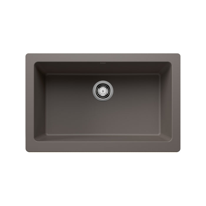 Blanco 527417 Vintera SILGRANIT 30" Single Bowl Apron-Front Farmhouse Sink - Volcano Gray
