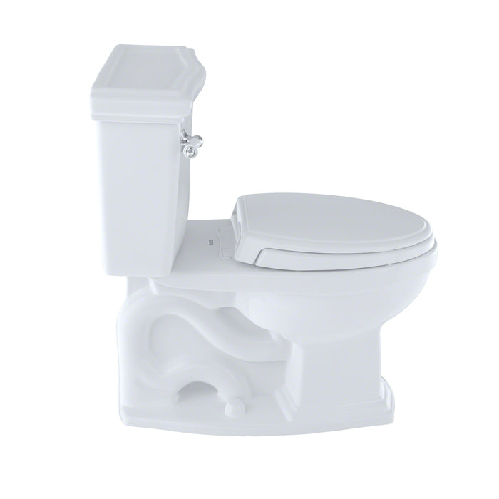 TOTO CST784EF#12 Eco Clayton Two-Piece Elongated 1.28 GPF Universal Height Toilet, Sedona Beige