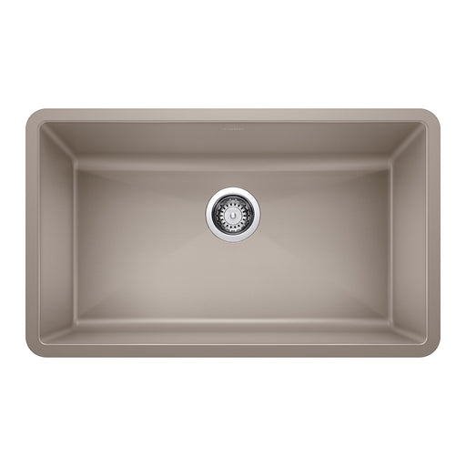 Blanco 441297 Precis SILGRANIT 32" Super Single Undermount Kitchen Sink - Truffle