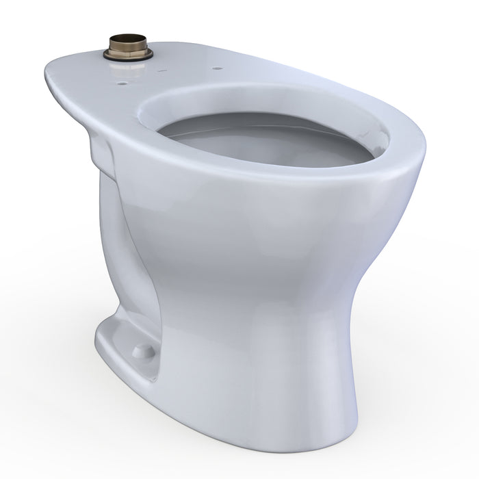 TOTO TORNADO FLUSH Commercial Flushometer Floor-Mounted Toilet with CEFIONTECT, Elongated, Cotton White - CT725CUG#01