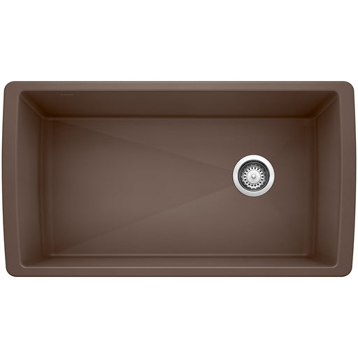 Blanco 441771 Diamond SILGRANIT 33" Super Single Undermount Kitchen Sink - Cafe