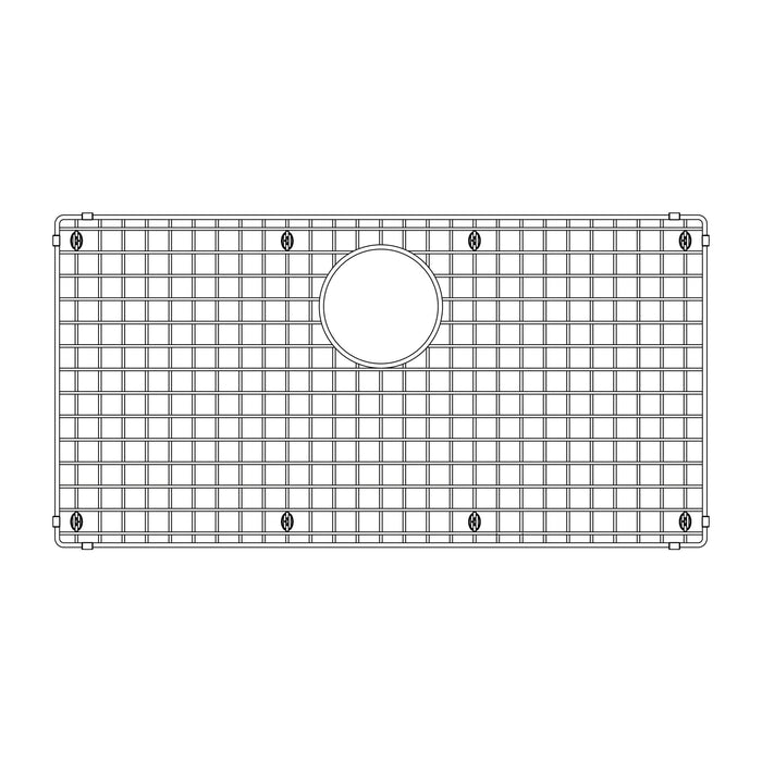 Blanco 235968 Stainless Steel Sink Grid for Quatrus 32" Single Bowl Sinks