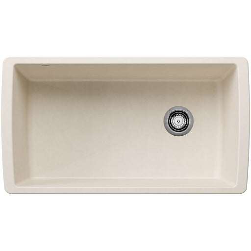 Blanco 443071 Diamond SILGRANIT 33" Super Single Undermount Kitchen Sink - Soft White