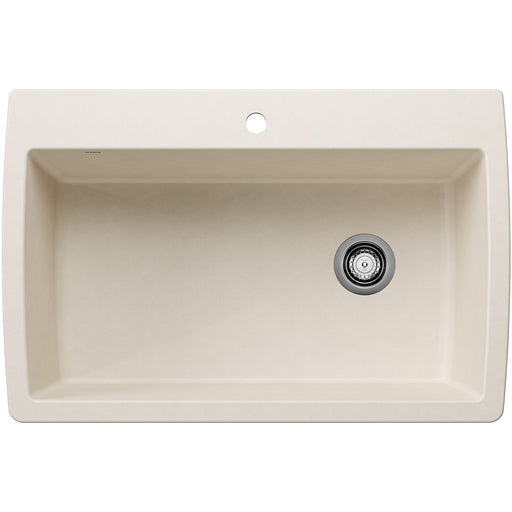 Blanco 443072 Diamond SILGRANIT 33.5" Super Single Dual Mount Kitchen Sink - Soft White