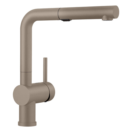 Blanco 526371 Linus Low Arc Pull-Out Dual-Spray Kitchen Faucet - Truffle