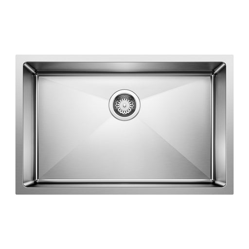 Blanco 443147 Quatrus R15 28" Single Bowl Undermount Stainless Steel Kitchen Sink