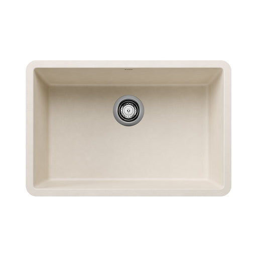 Blanco 527403 Precis SILGRANIT 27" Single Bowl Undermount Kitchen Sink - Soft White