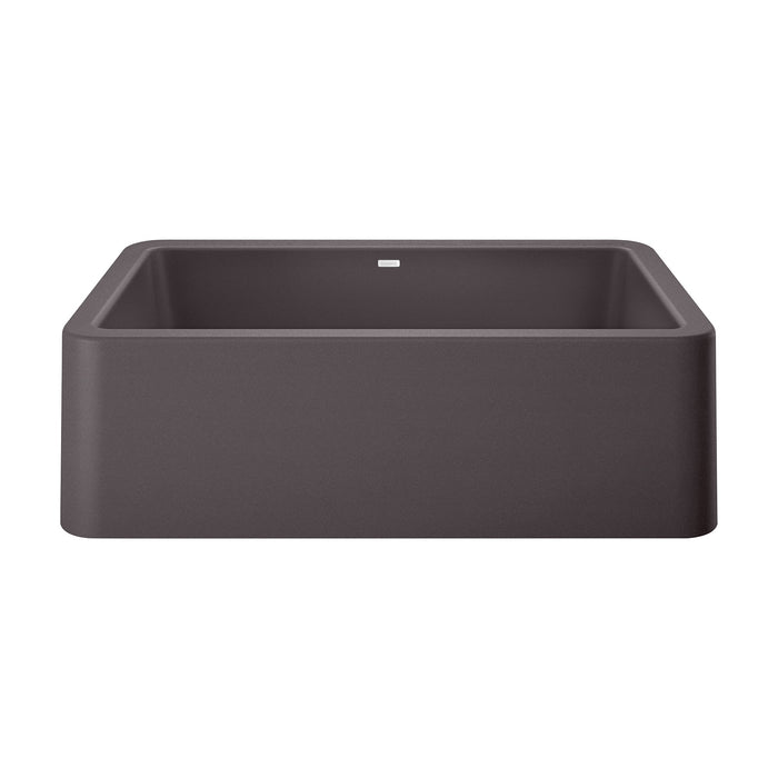 Blanco 401985 Ikon SILGRANIT 33" Single Bowl Apron-Front Farmhouse Sink - Cinder