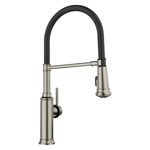 Blanco 443246 Empressa Semi-Pro Pull-Down Dual-Spray Kitchen Faucet - Satin Platinum