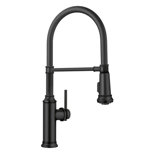 Blanco 443022 Empressa Semi-Pro Pull-Down Dual-Spray Kitchen Faucet - Matte Black