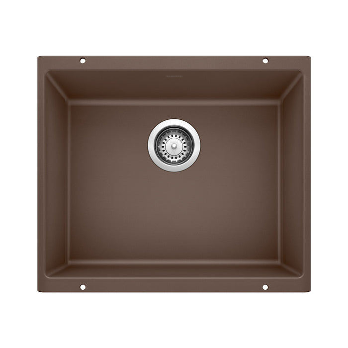 Blanco 515652 Precis SILGRANIT 21" Single Bowl Undermount Kitchen Sink - Cafe
