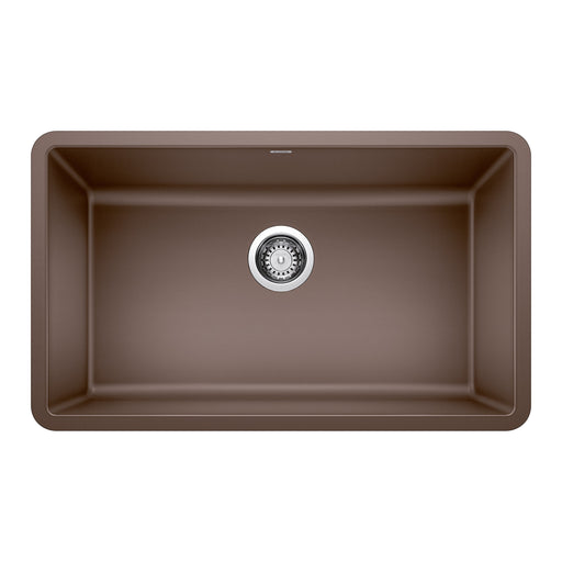 Blanco 442537 Precis SILGRANIT 30" Single Bowl Undermount Kitchen Sink - Cafe