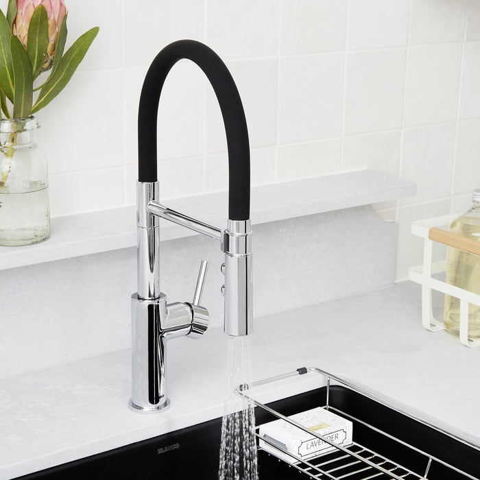 Blanco 402447 Catris Flexo Semi-Pro Pull-Down Dual-Spray Kitchen Faucet - Chrome
