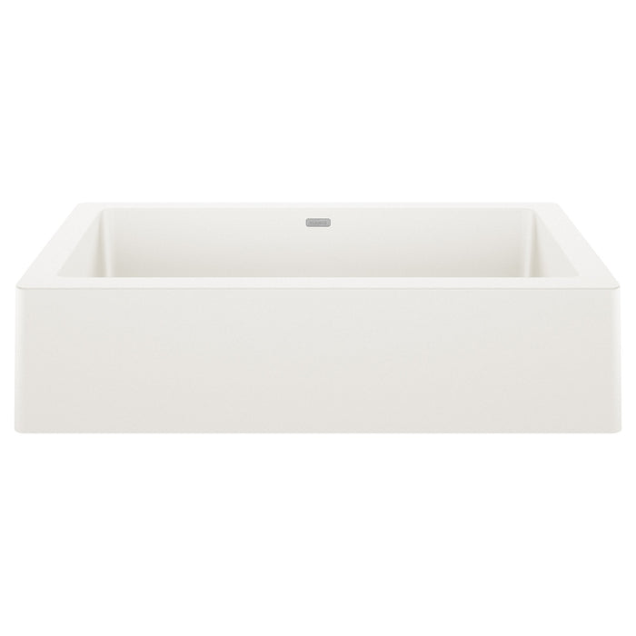 Blanco 526541 Vintera SILGRANIT 30" Single Bowl Apron-Front Farmhouse Sink - White