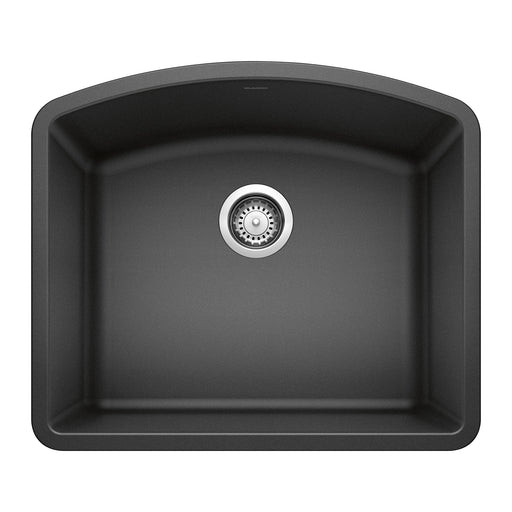 Blanco 440174 Diamond SILGRANIT 24" Single Bowl Undermount Kitchen Sink - Anthracite