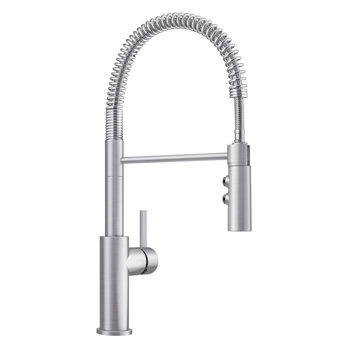 Blanco 401918 Catris Semi-Pro Pull-Down Dual-Spray Kitchen Faucet - PVD Steel