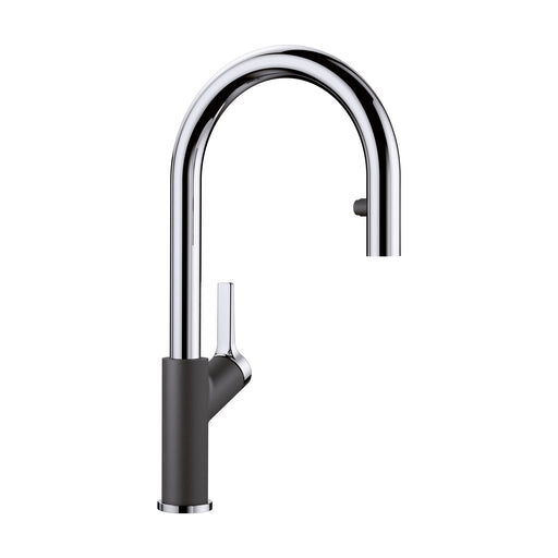Blanco 526392 Urbena Pull-Down Dual-Spray Kitchen Faucet - Chrome/Anthracite