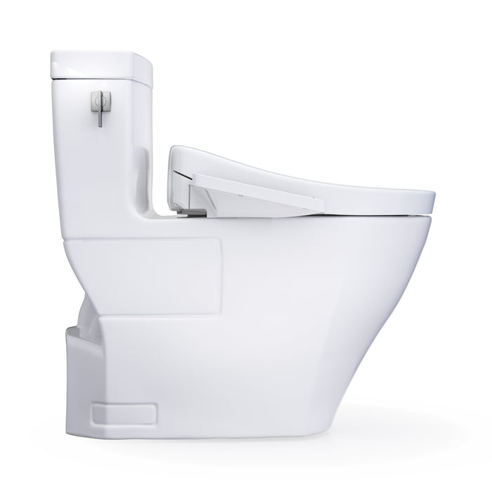 TOTO MW6243346CEFG#01 Legato One-Piece Elongated Universal Height Toilet with Washlet S2 Bidet Seat