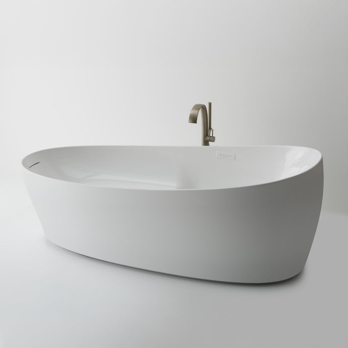 TOTO TBP01301U#BN ZN Single-Handle Freestanding Tub Filler Faucet with Handshower, Brushed Nickel