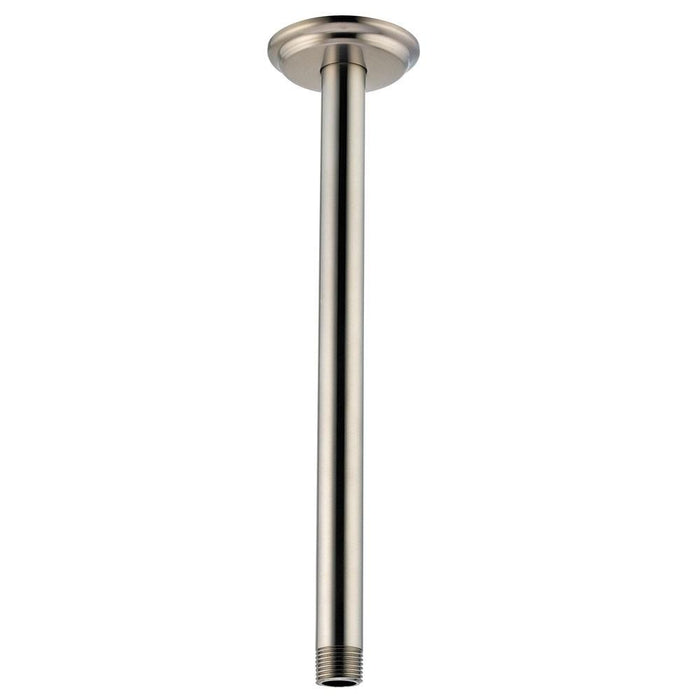 Pfister 015-12CK 12" Ceiling Mount Shower Arm and Flange in Brushed Nickel