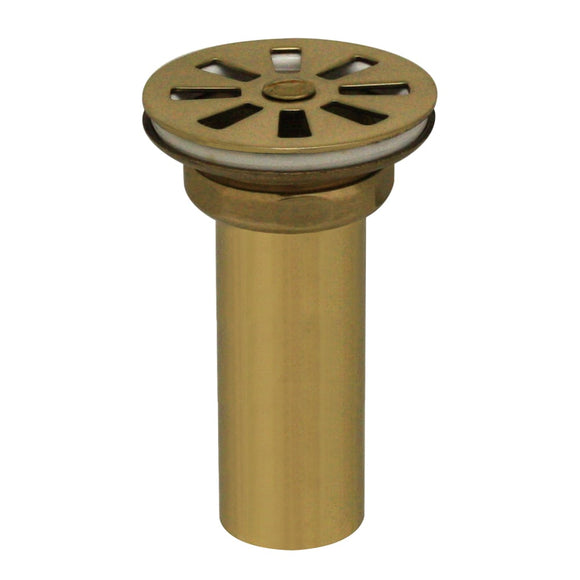 Whitehaus 10.415-B Bathroom Grid Drain in Polished Brass