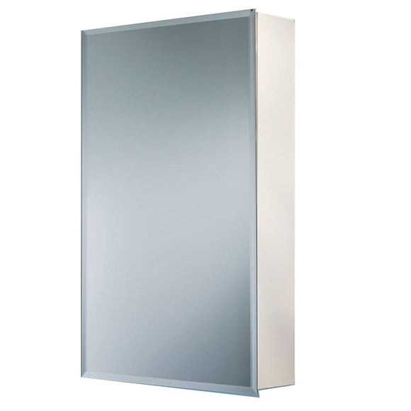 Rangaire Jensen 1451 Recess Mount 15x26" Reversible Medicine Cabinet with Mirror and 2 Adjustable Shelves