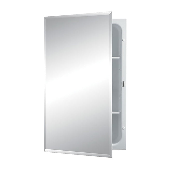 Rangaire Jensen 1459 Horizon Recess Mount 16" x 26" Medicine Cabinet with Mirrored Door and 2 Shelves