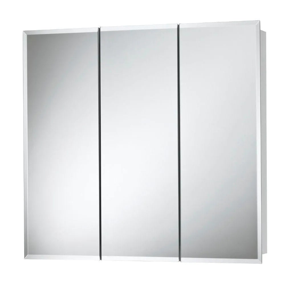 Jensen 663BC Low Profile Narrow Body Medicine Cabinet with Polished Mirror,  15-Inch by 36-Inch