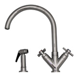 Whitehaus 3-03942CH85-C Luxe+ Dual Handle Faucet