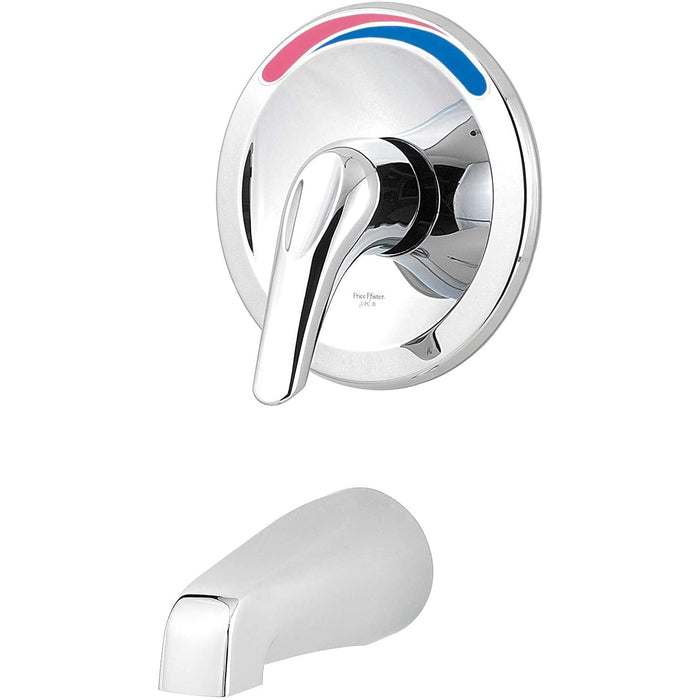 Pfister R89-0100 Pfirst Series 1-Handle Tub Trim in Polished Chrome