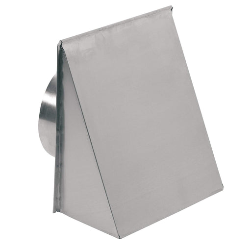 Broan Nutone Aluminum Wall Cap for 8" Round Duct, Natural Finish