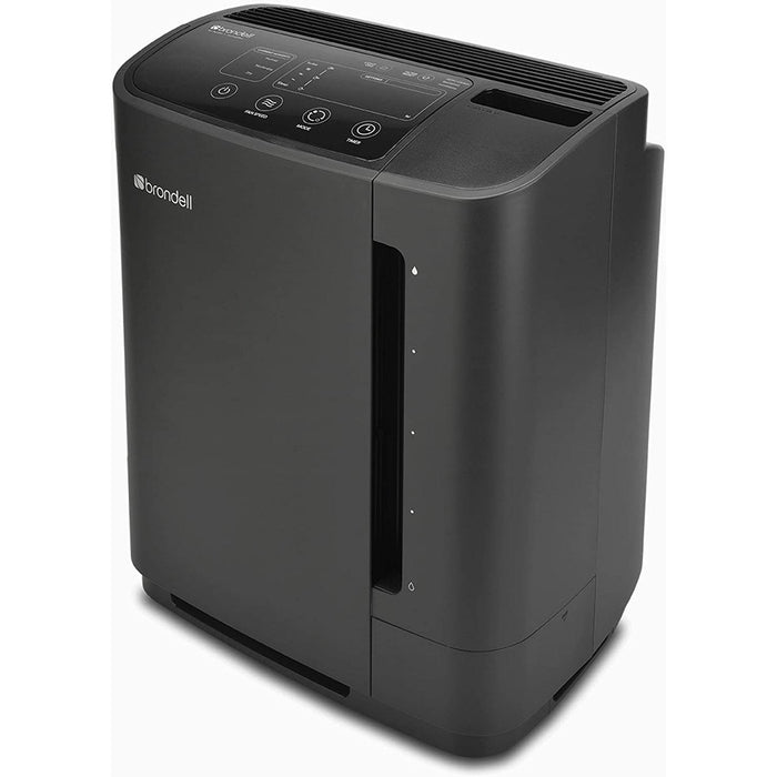 Brondell Revive PR50-B True HEPA Filtration Air Purifier and Humidifier, Black