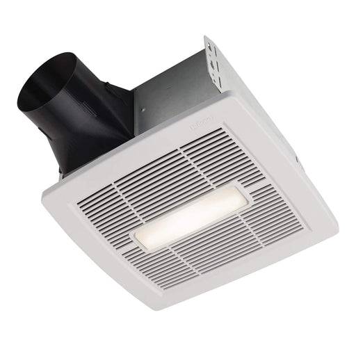 Broan Nutone AEN80L Invent LED Light 80 CFM 0.8 Sones Energy Star Fan/Light