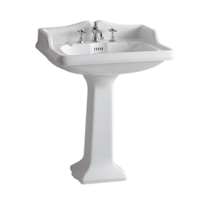 Whitehaus AR834-AR805-3H Isabella Collection Traditional Pedestal