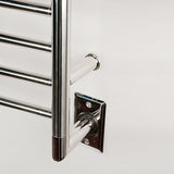 Amba RWH-SP Radiant Hardwired Straight Towel Warmer with 10 Straight Bars, Polished Finish