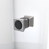 DreamLine SD-363658Q-04 Aqua-Q Fold 36" W x 58" H Frameless Bi-Fold Tub Door in Brushed Nickel