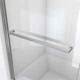 DreamLine SD-373472Q-04 Aqua-Q Swing 33 1/2" W x 72" H Frameless Shower Door in Brushed Nickel