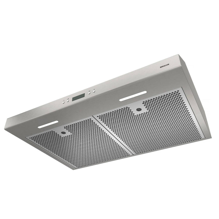 Broan Nutone BCDJ130SS Glacier 30" 450 Max Blower CFM 5.5 Sones Stainless Steel Under Cabinet Range Hood