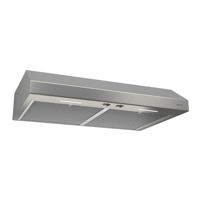 Broan Nutone BCSEK130SS Glacier 30" Convertible Under-Cabinet Range Hood, 250 CFM, Stainless Steel