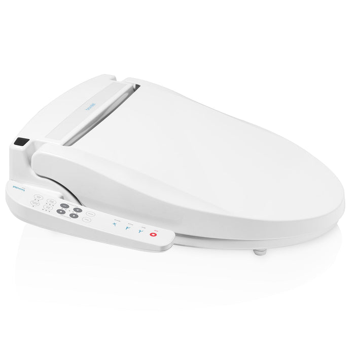 Brondell BL67-EW Sidearm Bidet Seat, Elongated White