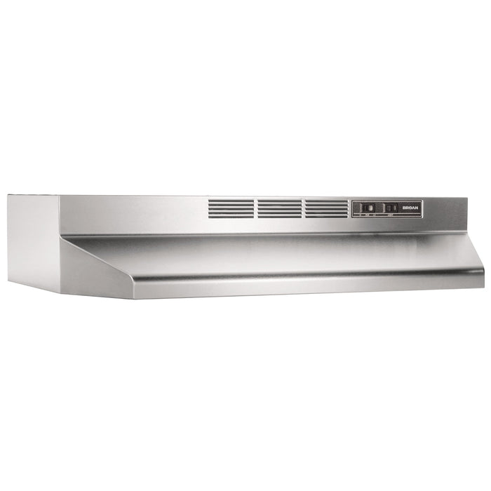 Broan Nutone 412404 24" Ductless Under-Cabinet Range Hood, Stainless Steel