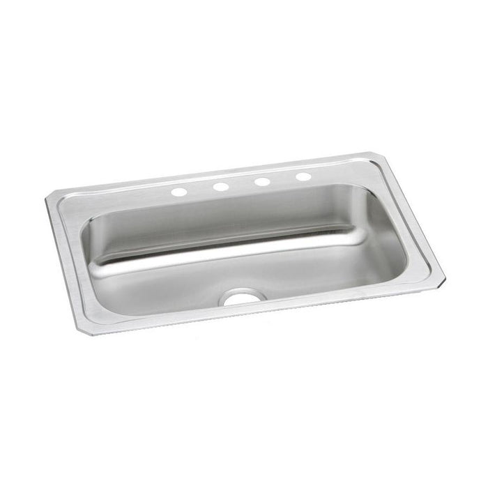 Elkay CRS33223 Celebrity Stainless Steel 33" x 22" x 7", Single Bowl Top Mount Kitchen Sink
