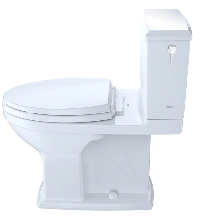 TOTO CST494CEMFRG#01 Connelly 2-Piece Elongated Dual Flush Universal Height Toilet with Right-Hand Lever, Cotton White